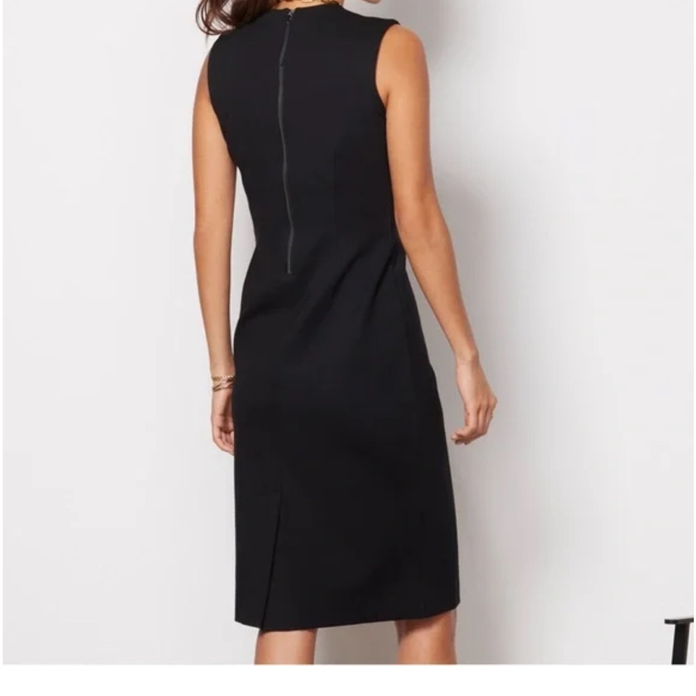 Spanx XL Dress Perfect Fitted Dress in Classic Black Sleeveless Sheath NWT - Picture 2 of 9